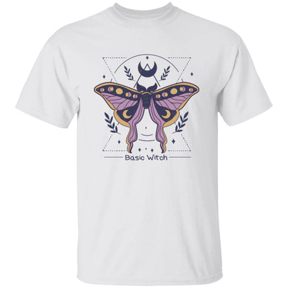 Purple Basic Witch Lunar Moth | Adult T-Shirt