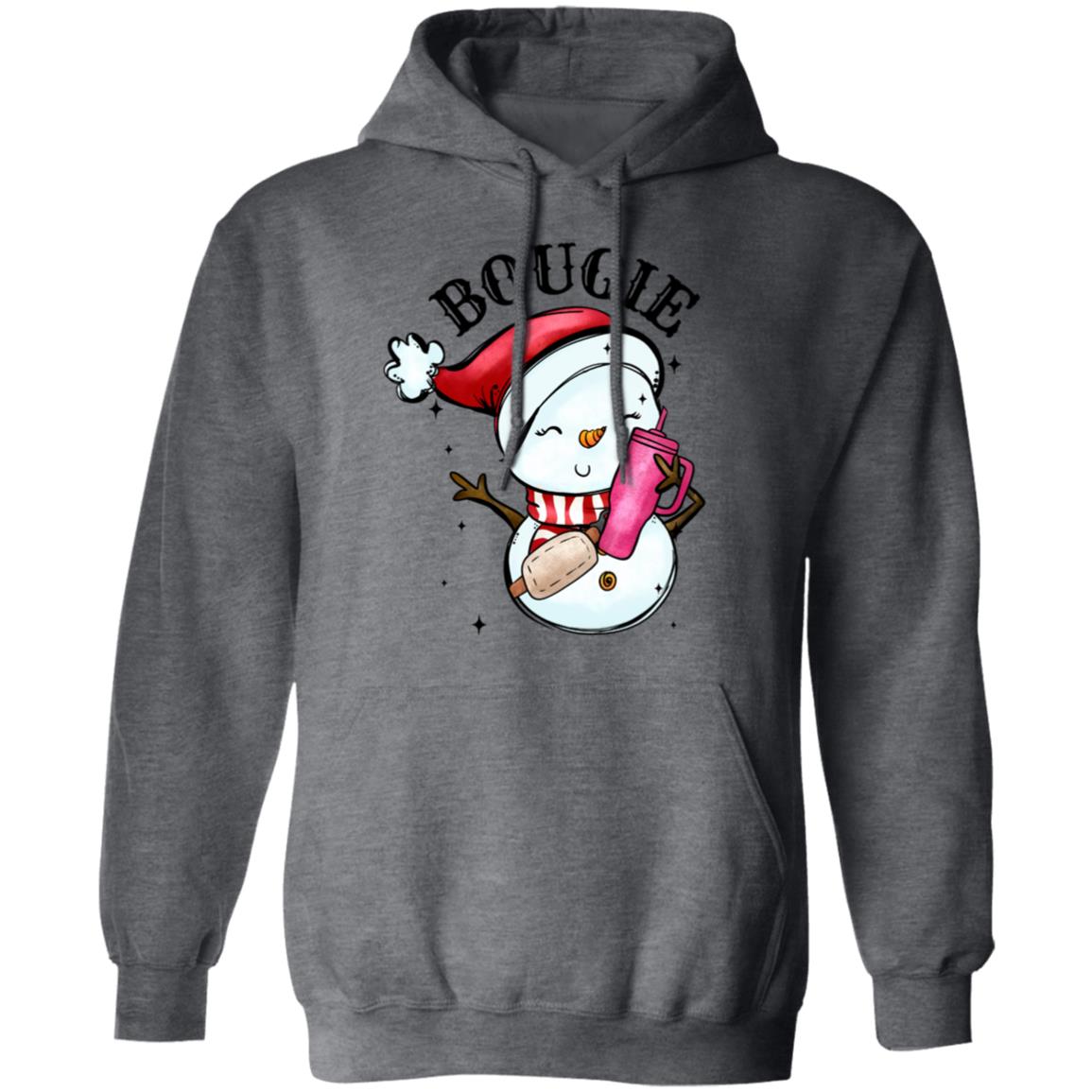 Bougie Snowman | Adult Pullover Hoodie
