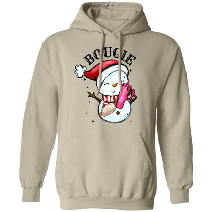 Bougie Snowman | Adult Pullover Hoodie