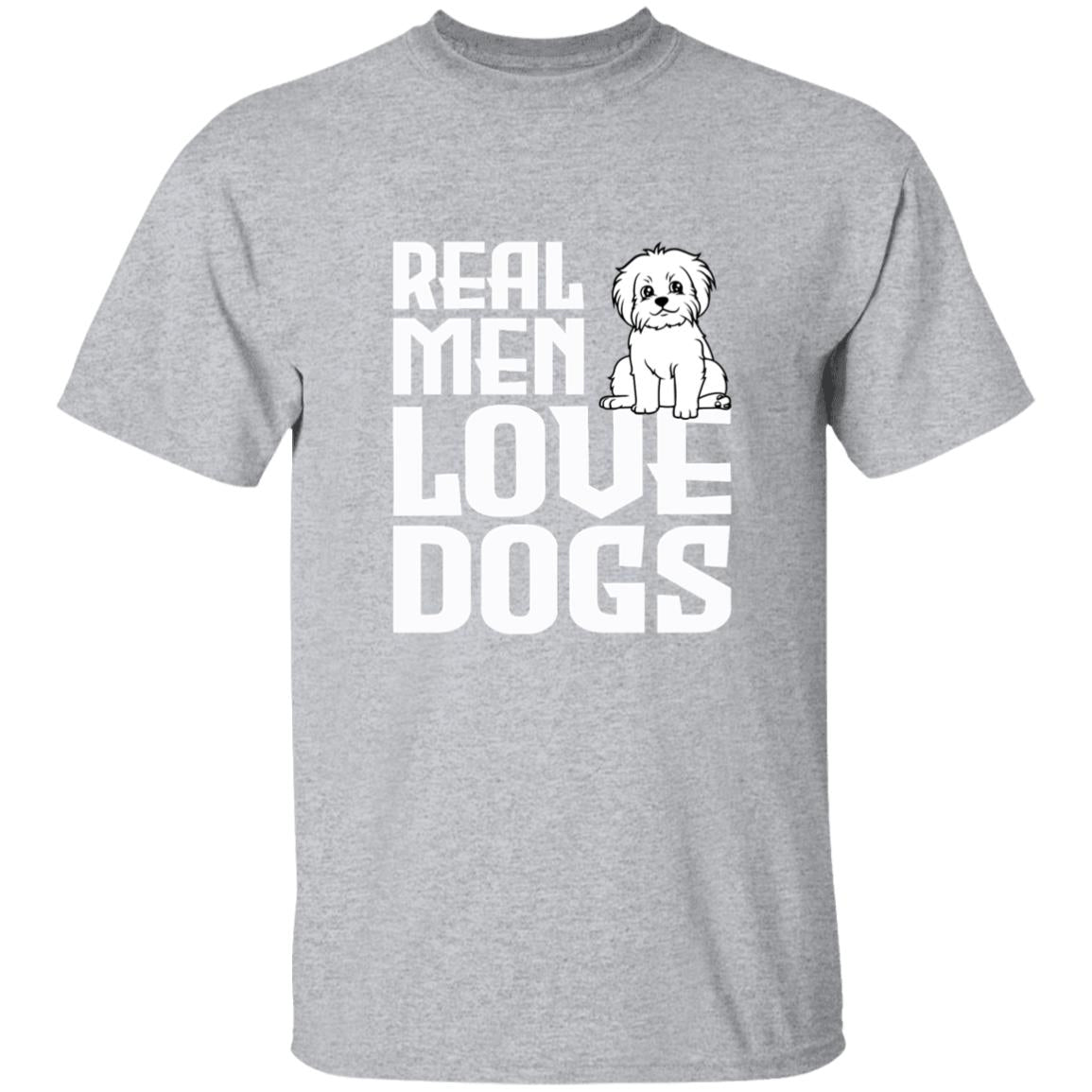 Real Men Love Dogs | Adult T-Shirt