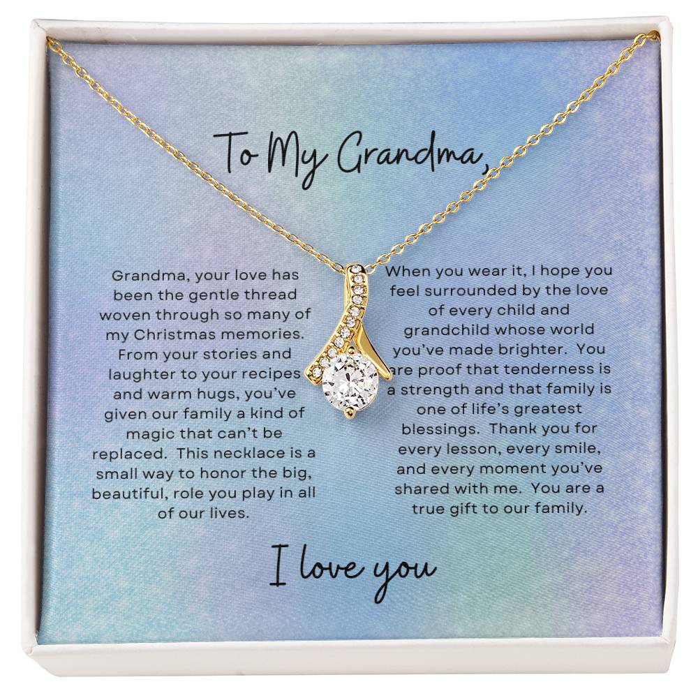 To My Grandma, I Love You | Winter Aurora Christmas Exclusive | Alluring Beauty Necklace