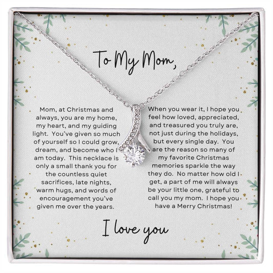 To My Mom, I Love You | Holly Bush Christmas Exclusive | Alluring Beauty Necklace