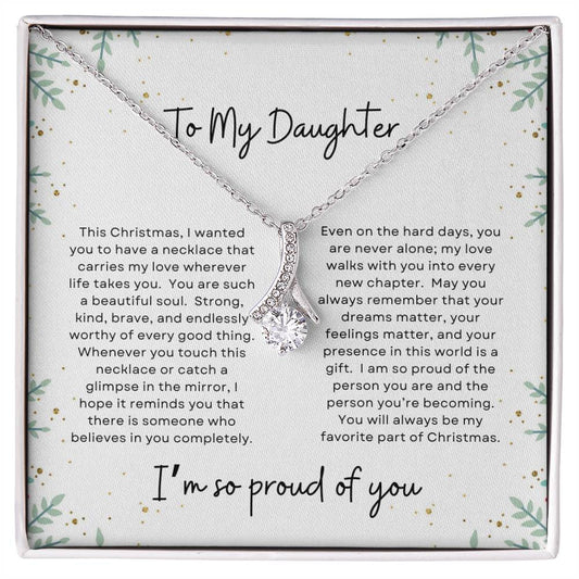 To My Daughter, I'm So Proud Of You | Holly Bush Christmas Exclusive | Alluring Beauty Necklace