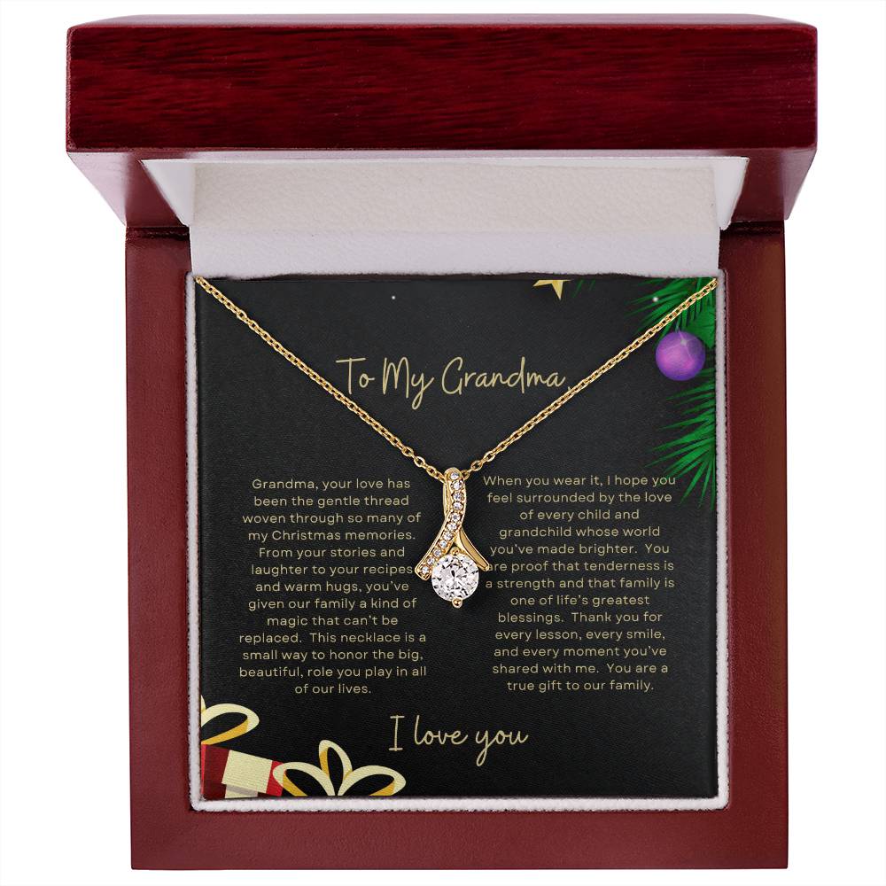 To My Grandma, I Love You | Tree & Presents Christmas Exclusive | Alluring Beauty Necklace