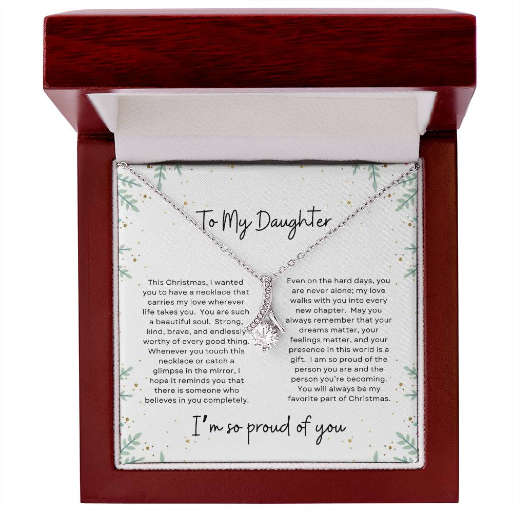 To My Daughter, I'm So Proud Of You | Holly Bush Christmas Exclusive | Alluring Beauty Necklace