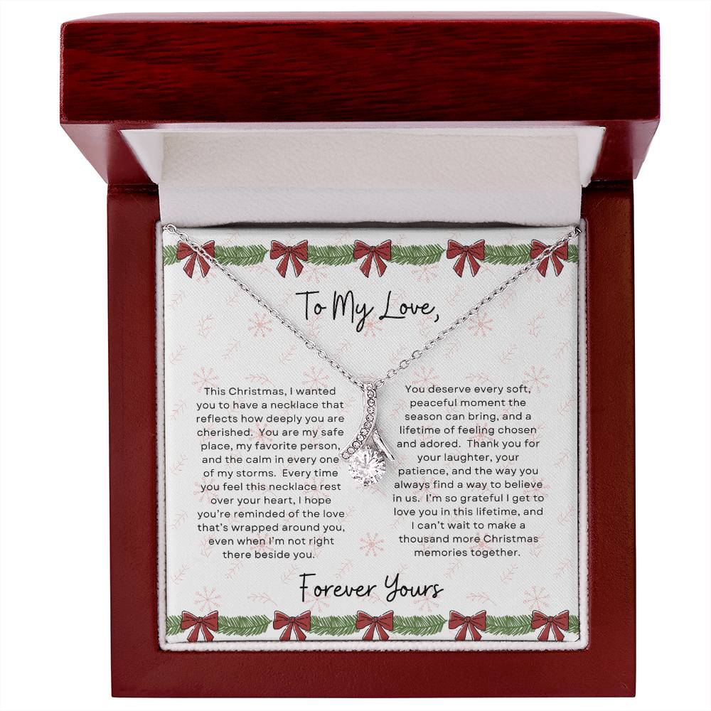 To My Love, Forever Yours | Bows and Garland Christmas Exclusive | Alluring Beauty Necklace