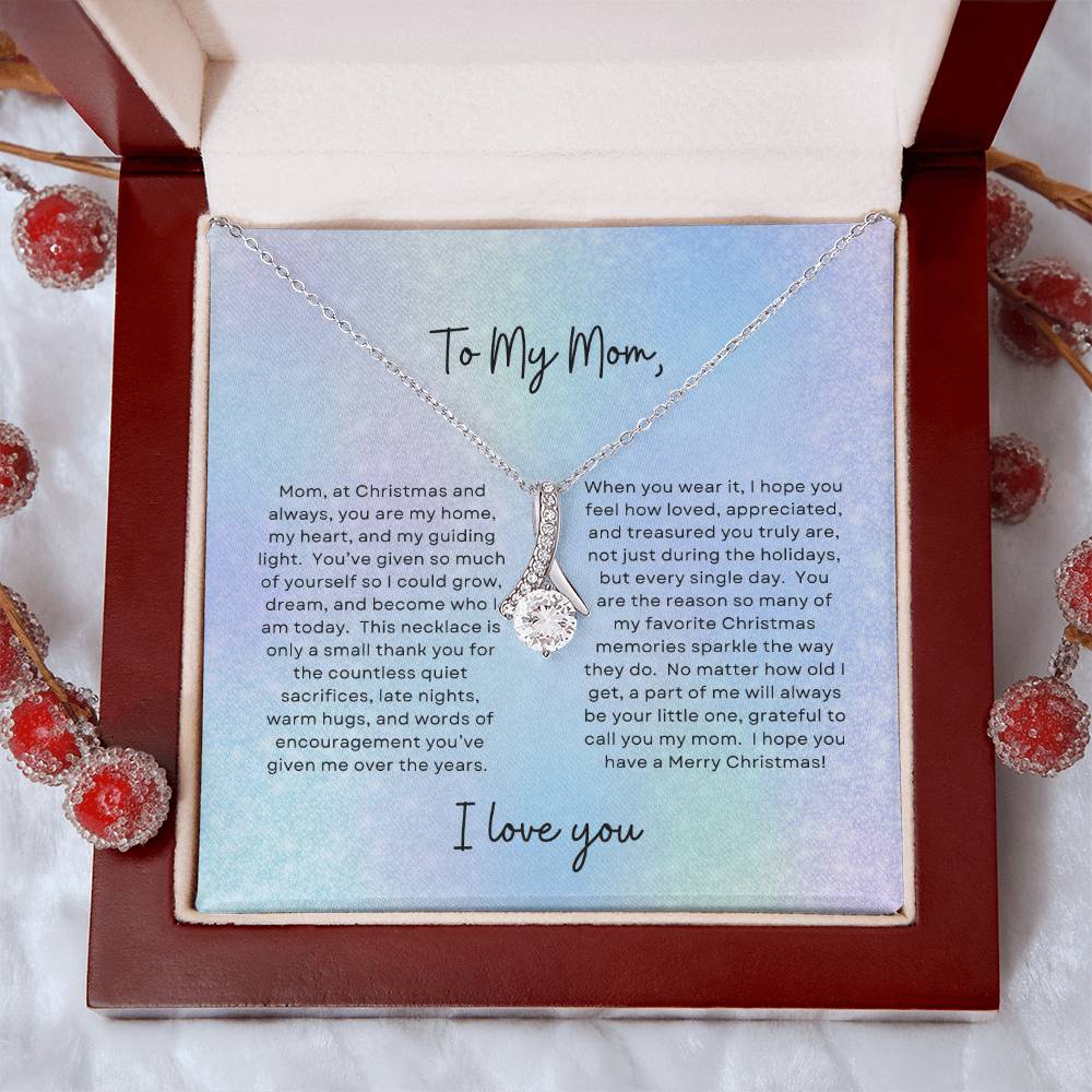 To My Mom, I Love You | Winter Aurora Christmas Exclusive | Alluring Beauty Necklace