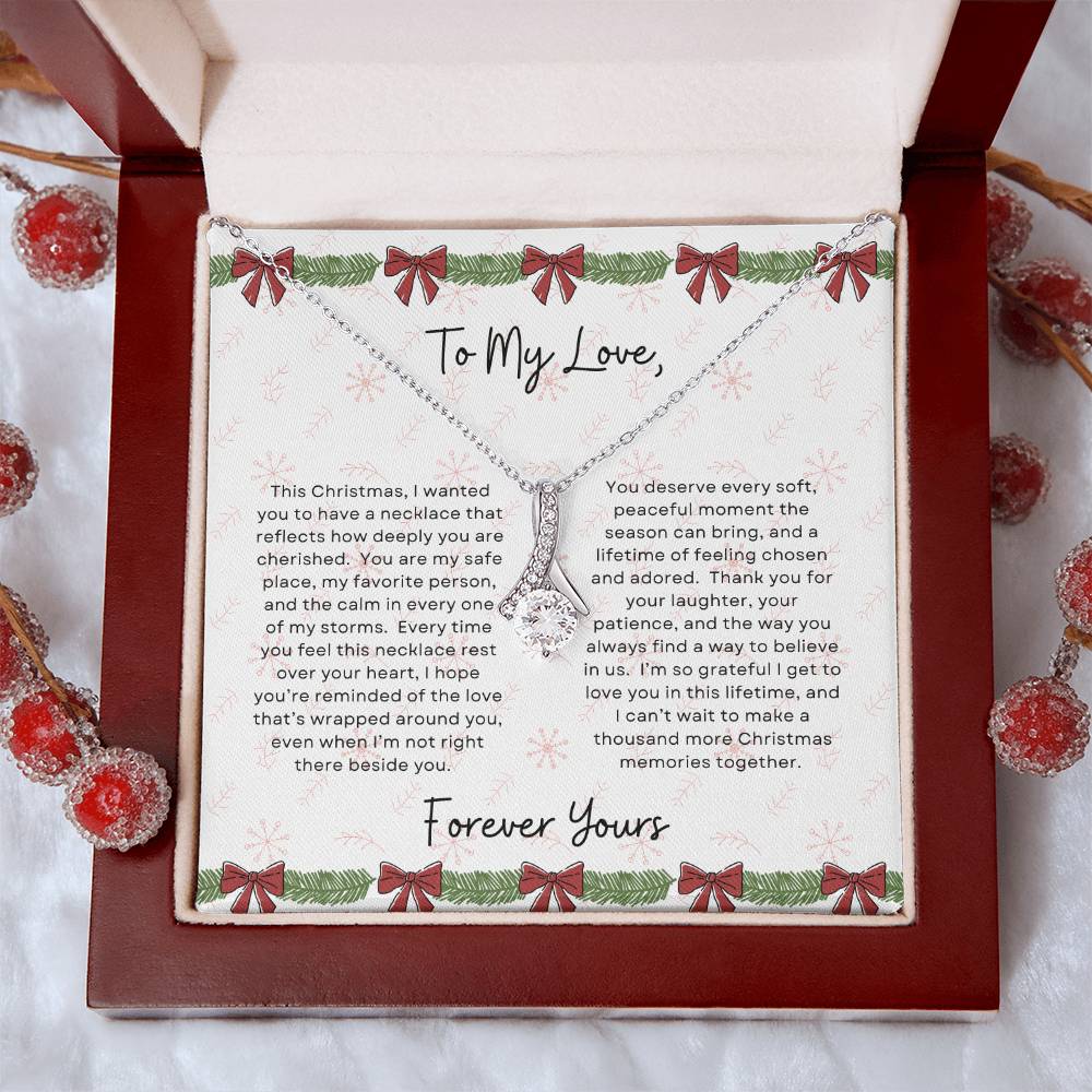 To My Love, Forever Yours | Bows and Garland Christmas Exclusive | Alluring Beauty Necklace