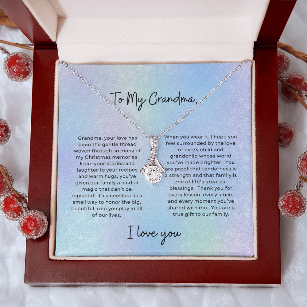 To My Grandma, I Love You | Winter Aurora Christmas Exclusive | Alluring Beauty Necklace