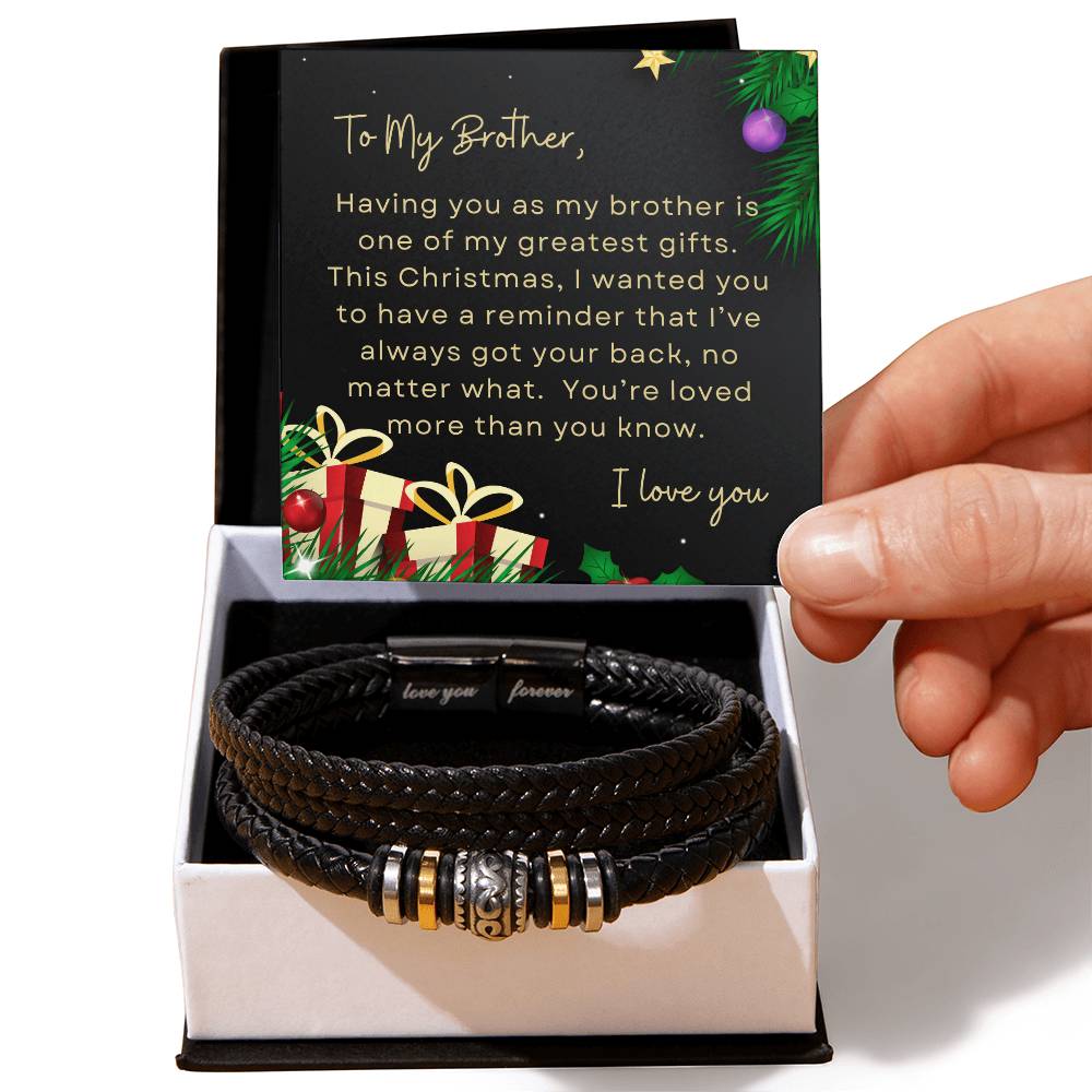 To My Brother, I Love You | Tree & Presents Christmas Exclusive | Love You Forever Bracelet