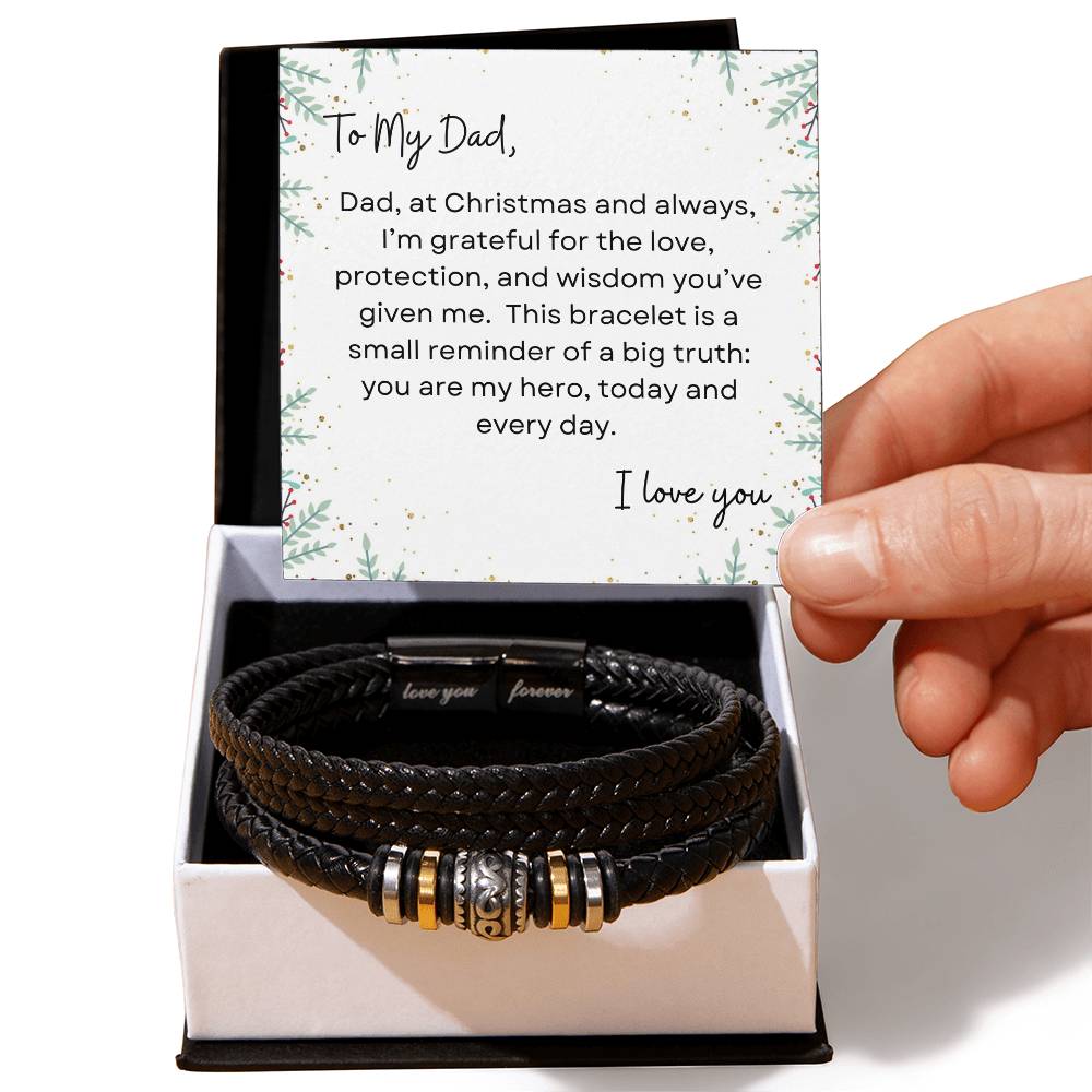 To My Dad, I Love You | Holly Bush Christmas Exclusive | Love You Forever Bracelet