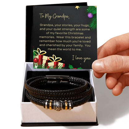 To My Grandpa, I Love You | Tree & Presents Christmas Exclusive | Love You Forever Bracelet