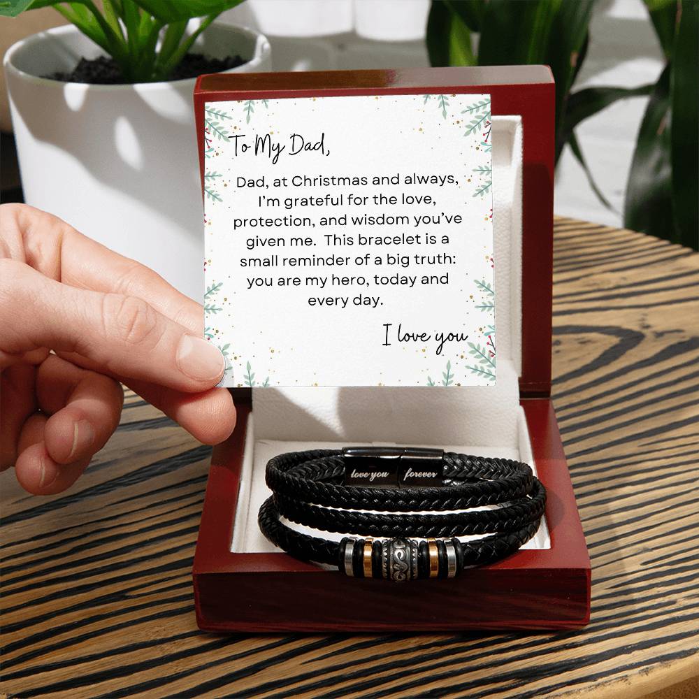 To My Dad, I Love You | Holly Bush Christmas Exclusive | Love You Forever Bracelet