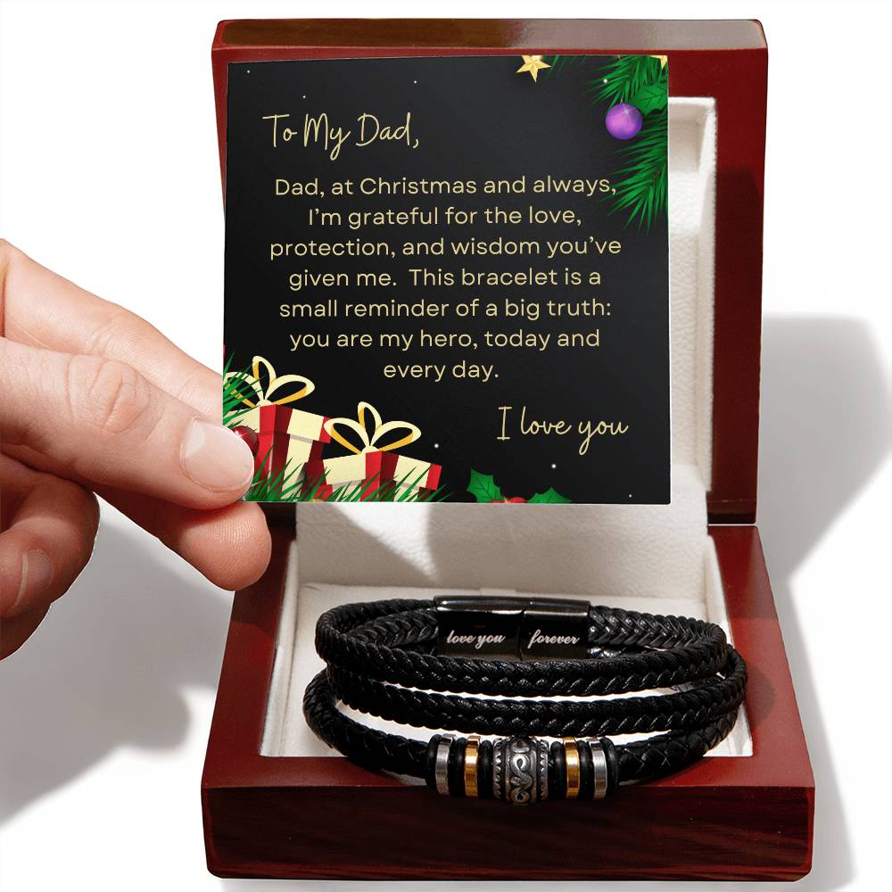 To My Dad, I Love You | Tree & Presents Christmas Exclusive | Love You Forever Bracelet
