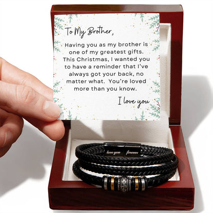 To My Brother, I Love You | Holly Bush Christmas Exclusive | Love You Forever Bracelet