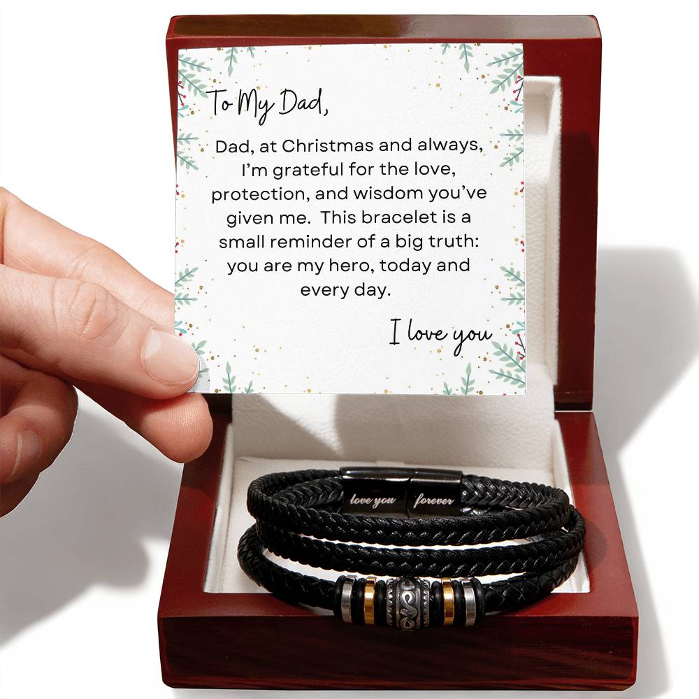 To My Dad, I Love You | Holly Bush Christmas Exclusive | Love You Forever Bracelet