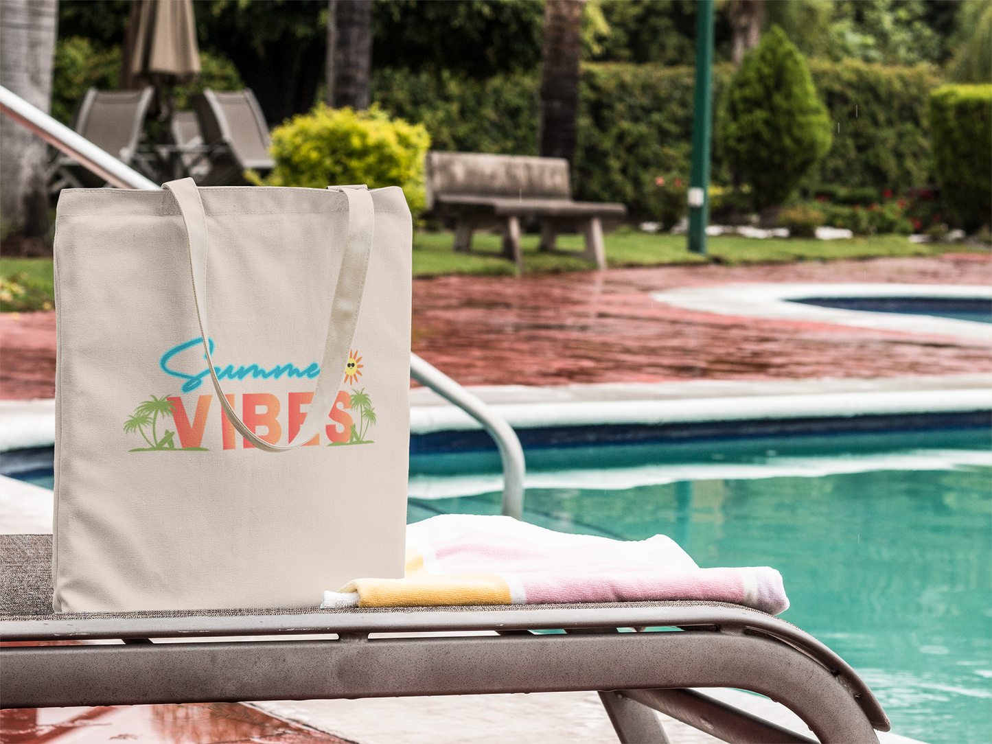 Summer vibes Sunset | Canvas Tote Bag