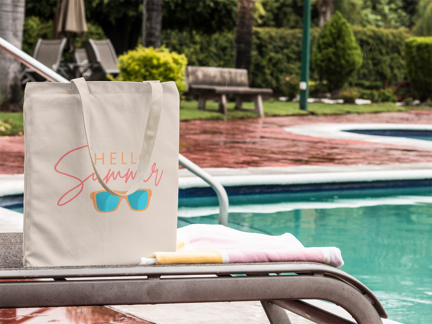 Hello Summer | Canvas Tote Bag