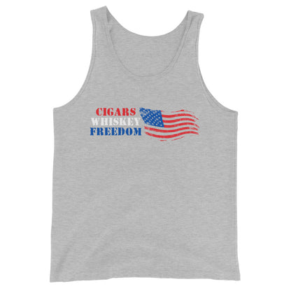 Cigars Whiskey Freedom | Tank Top